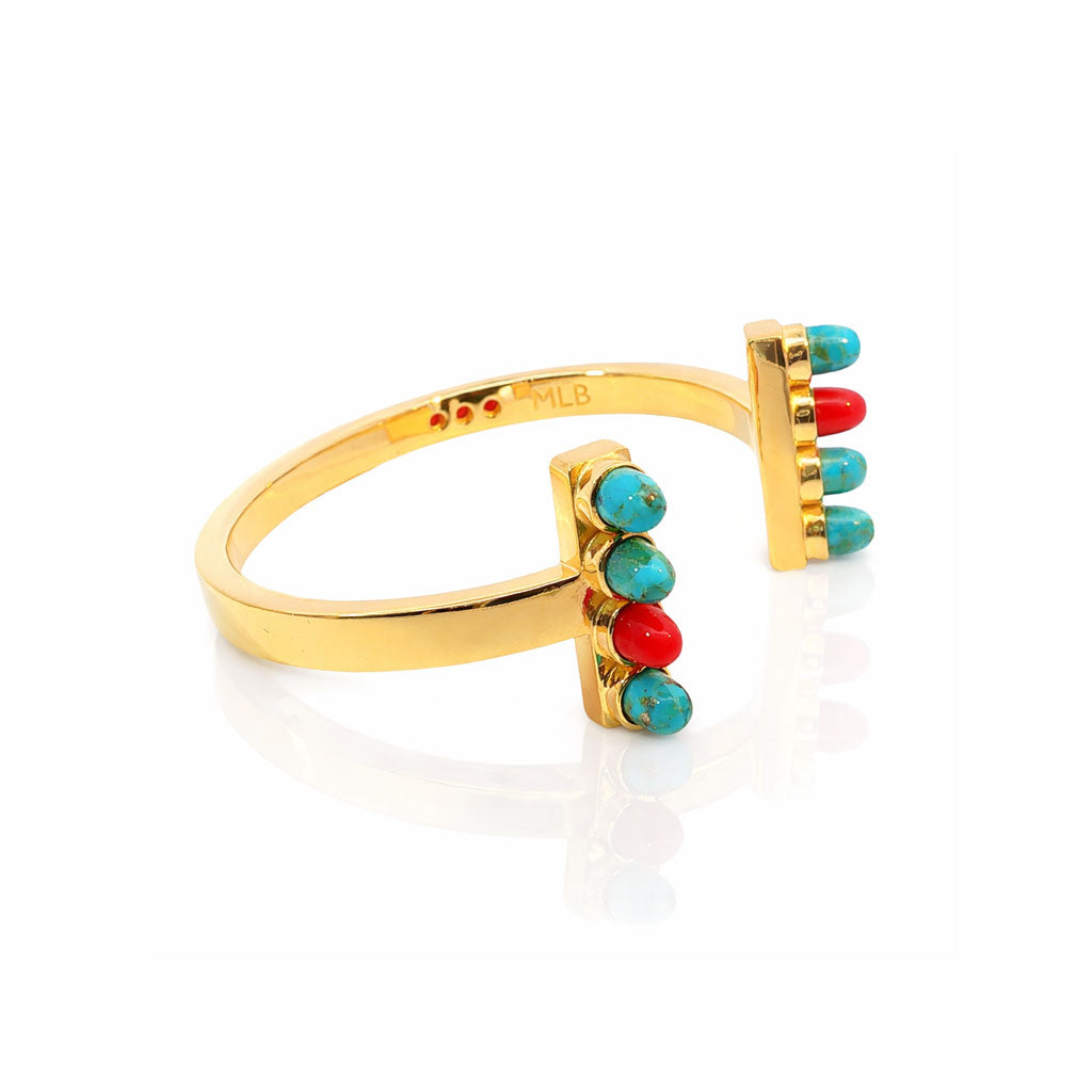 Double T Cuff Gold