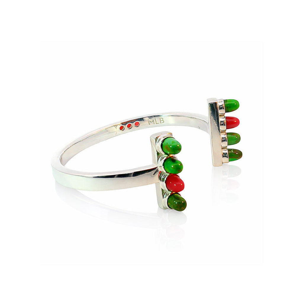 Double T Cuff Silver