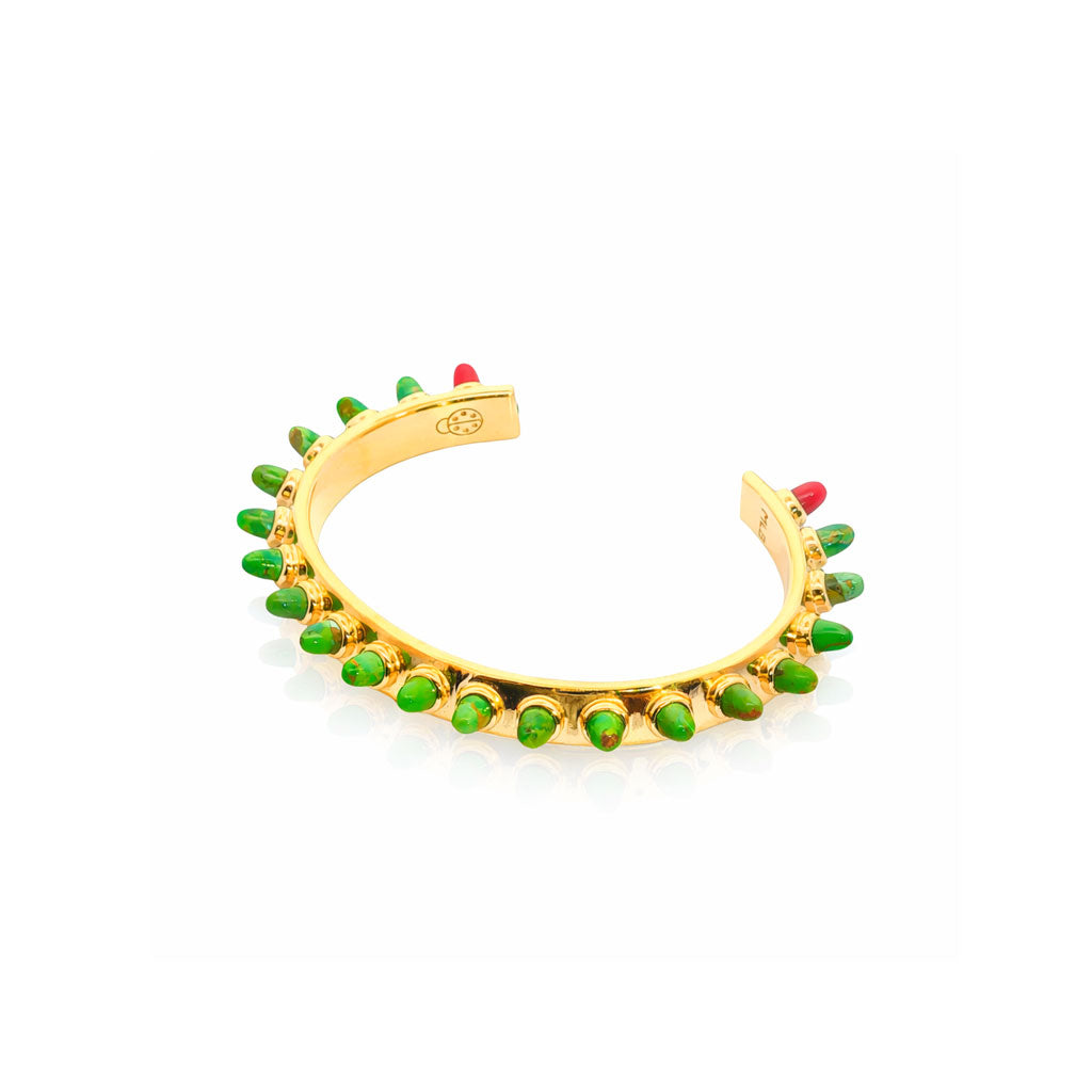 Lipstick Cuff in Green