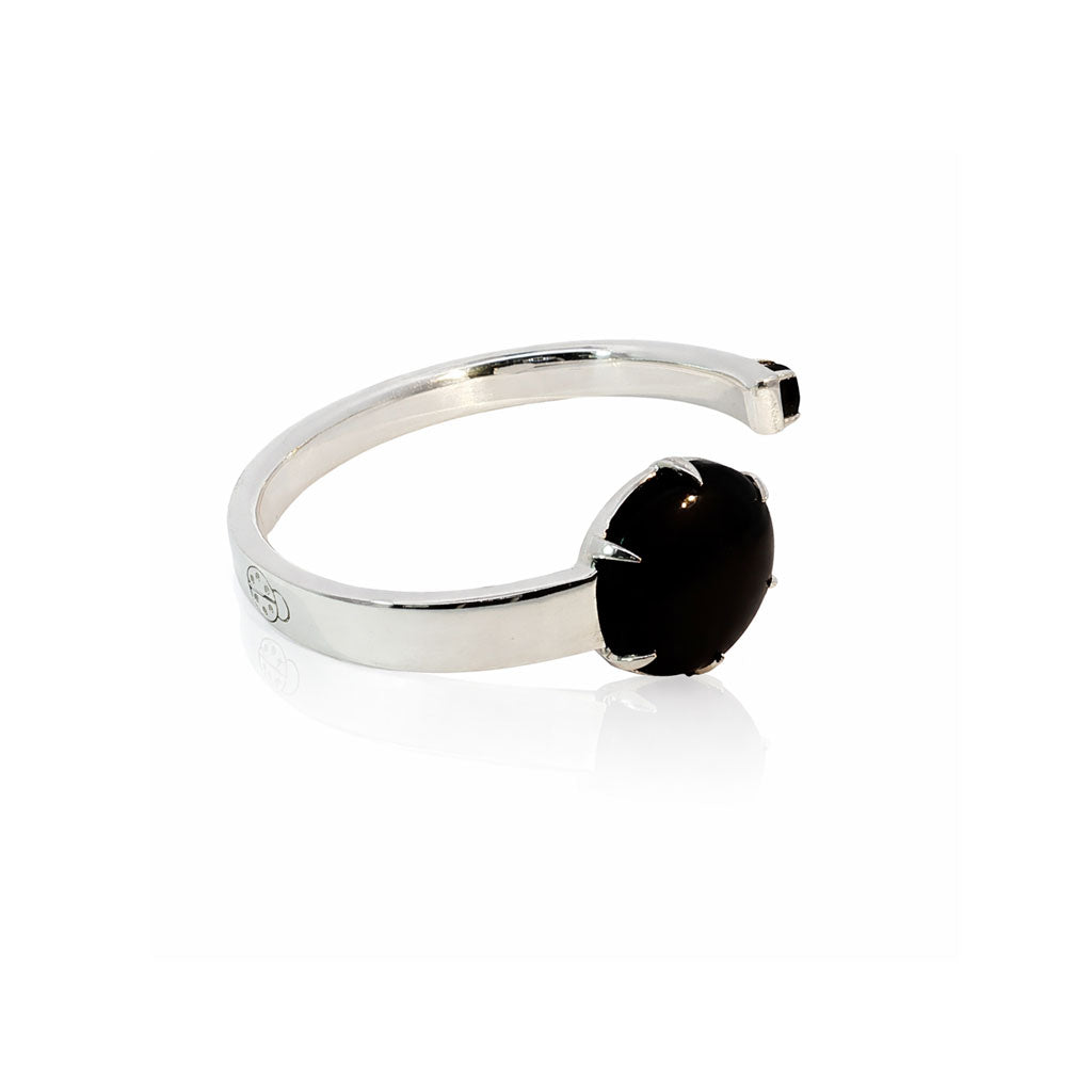 Candy Cuff in Silver & Black