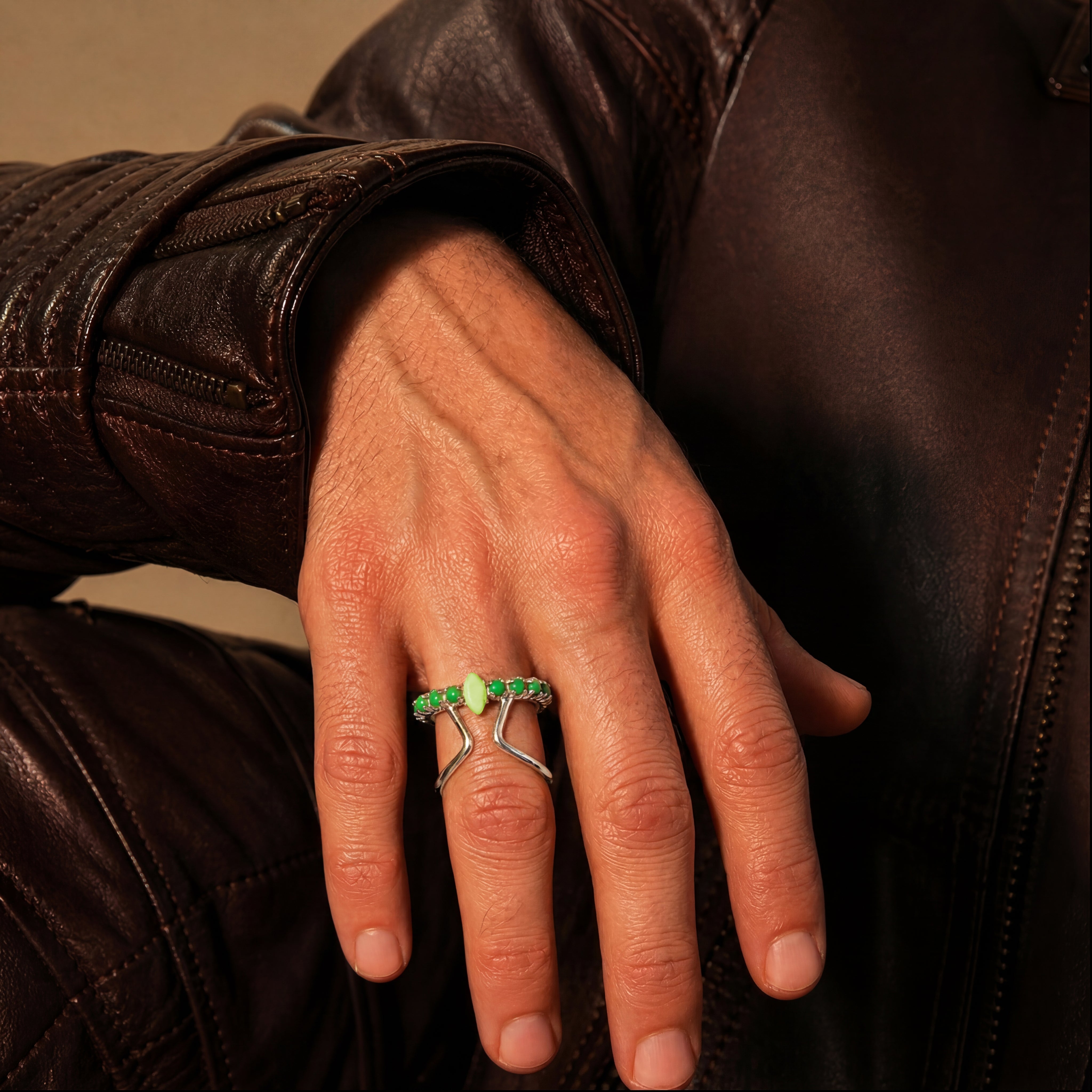 Delta Ring Silver