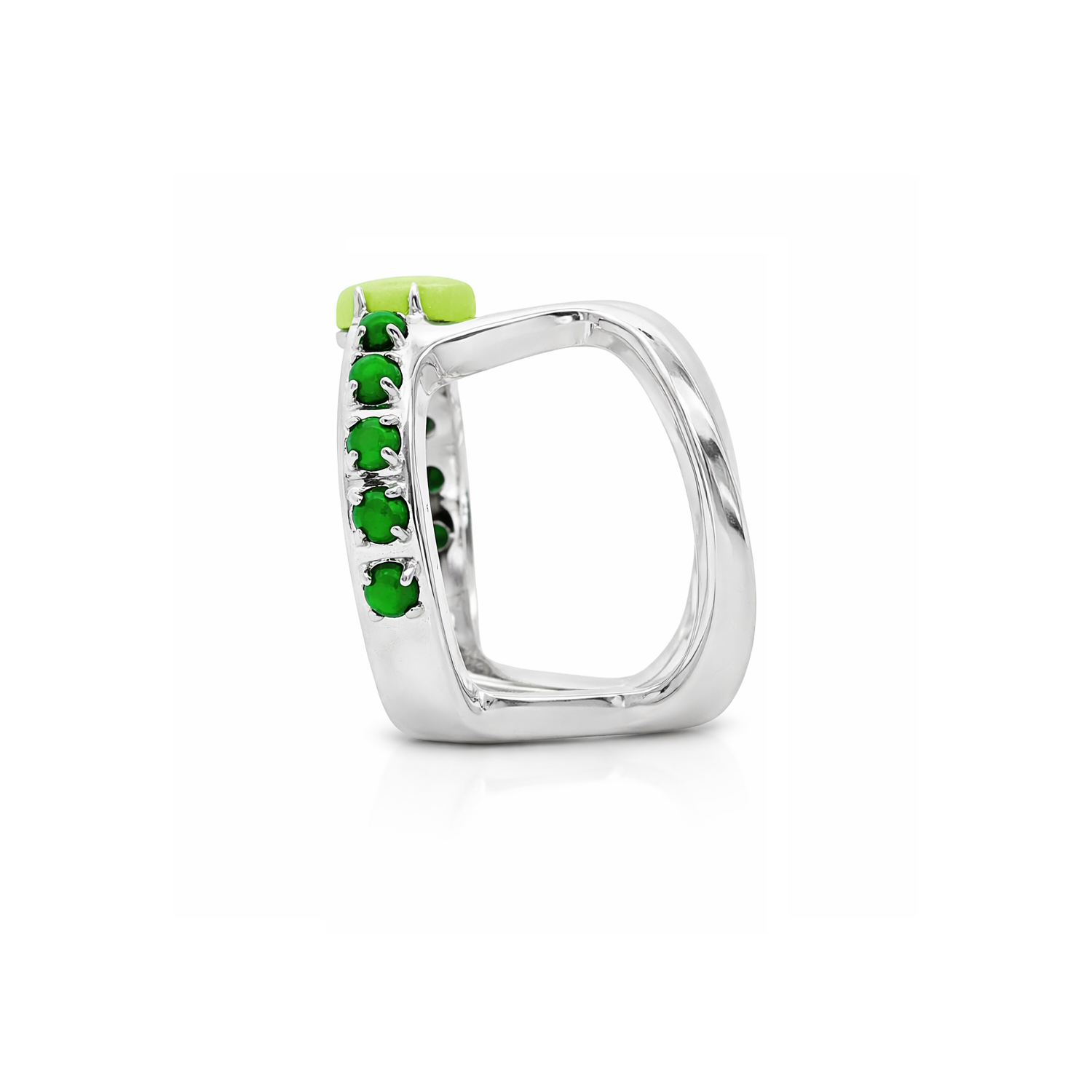 Delta Ring Silver