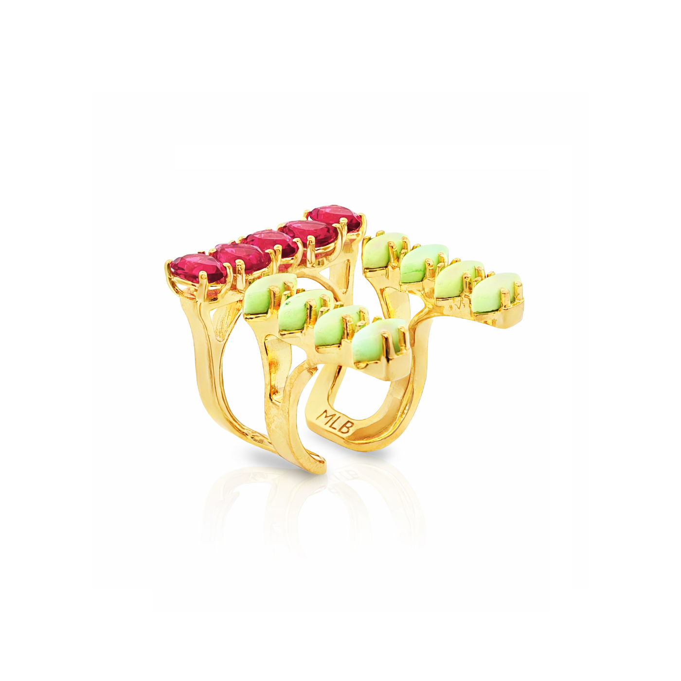 Jardin Ring Tourmaline/Chrysoprase