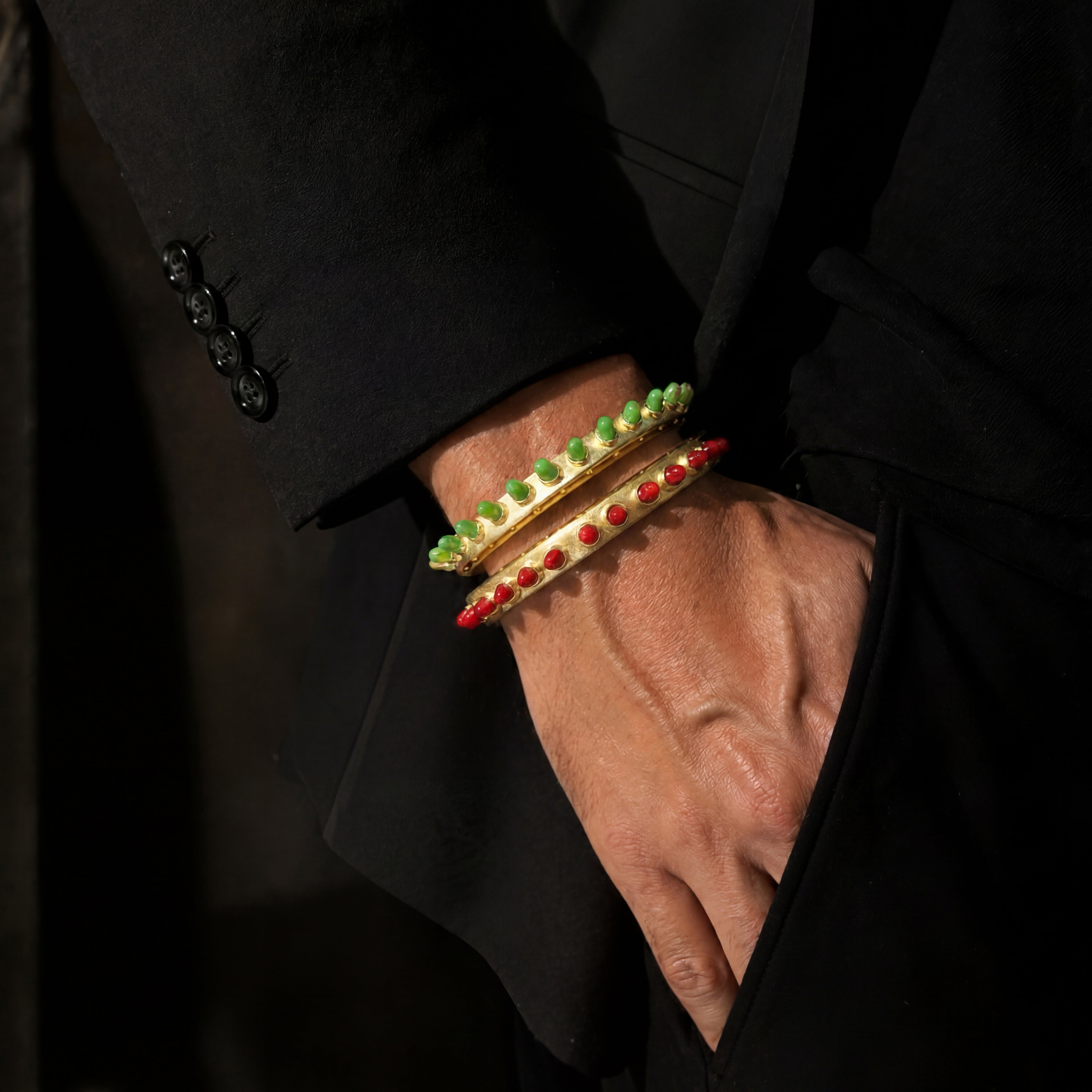 Lipstick Cuff Green