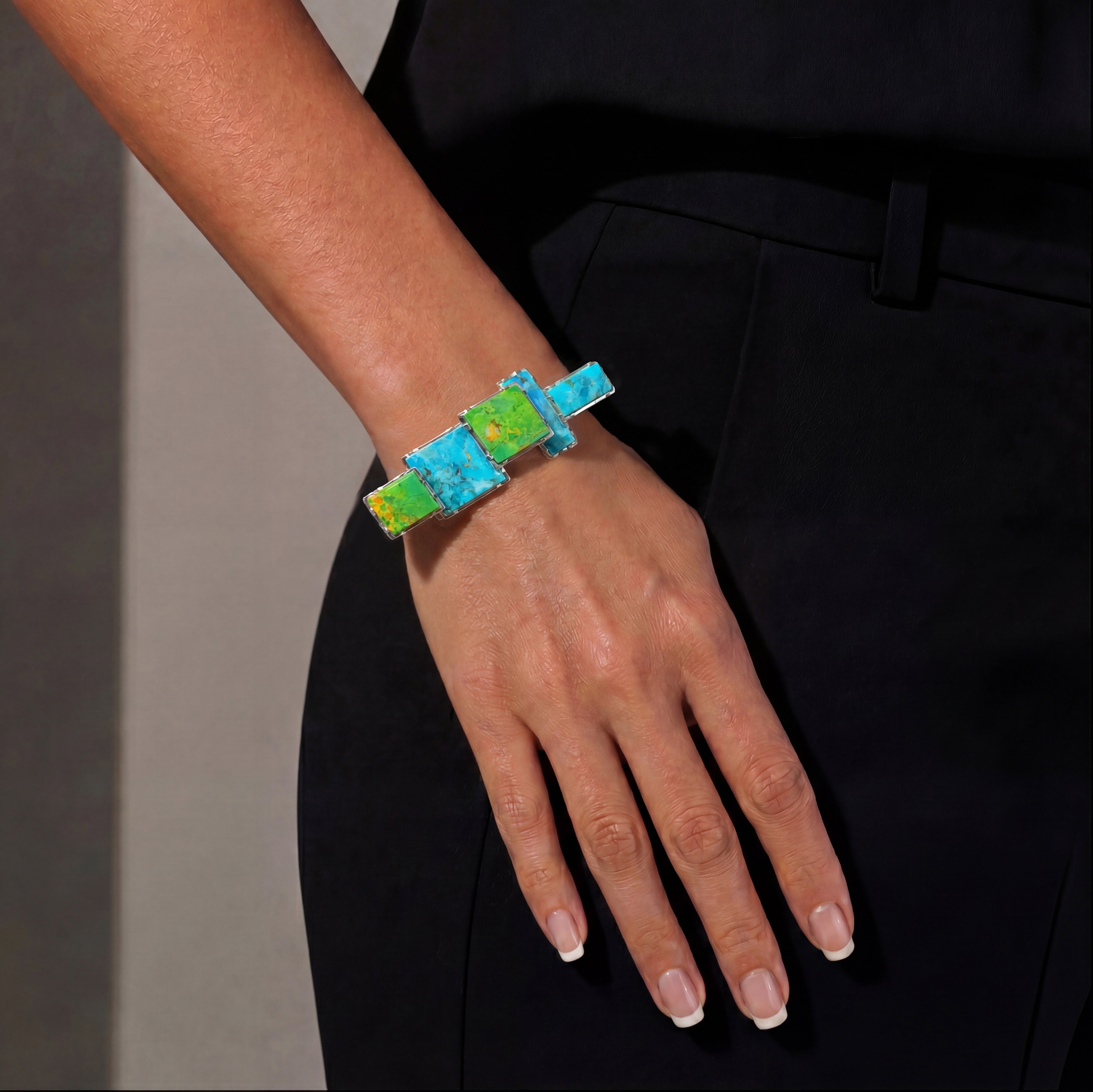 Mondria Cuff Silver