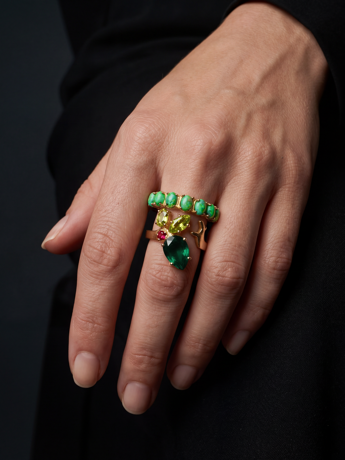 Cherry Ring Gold