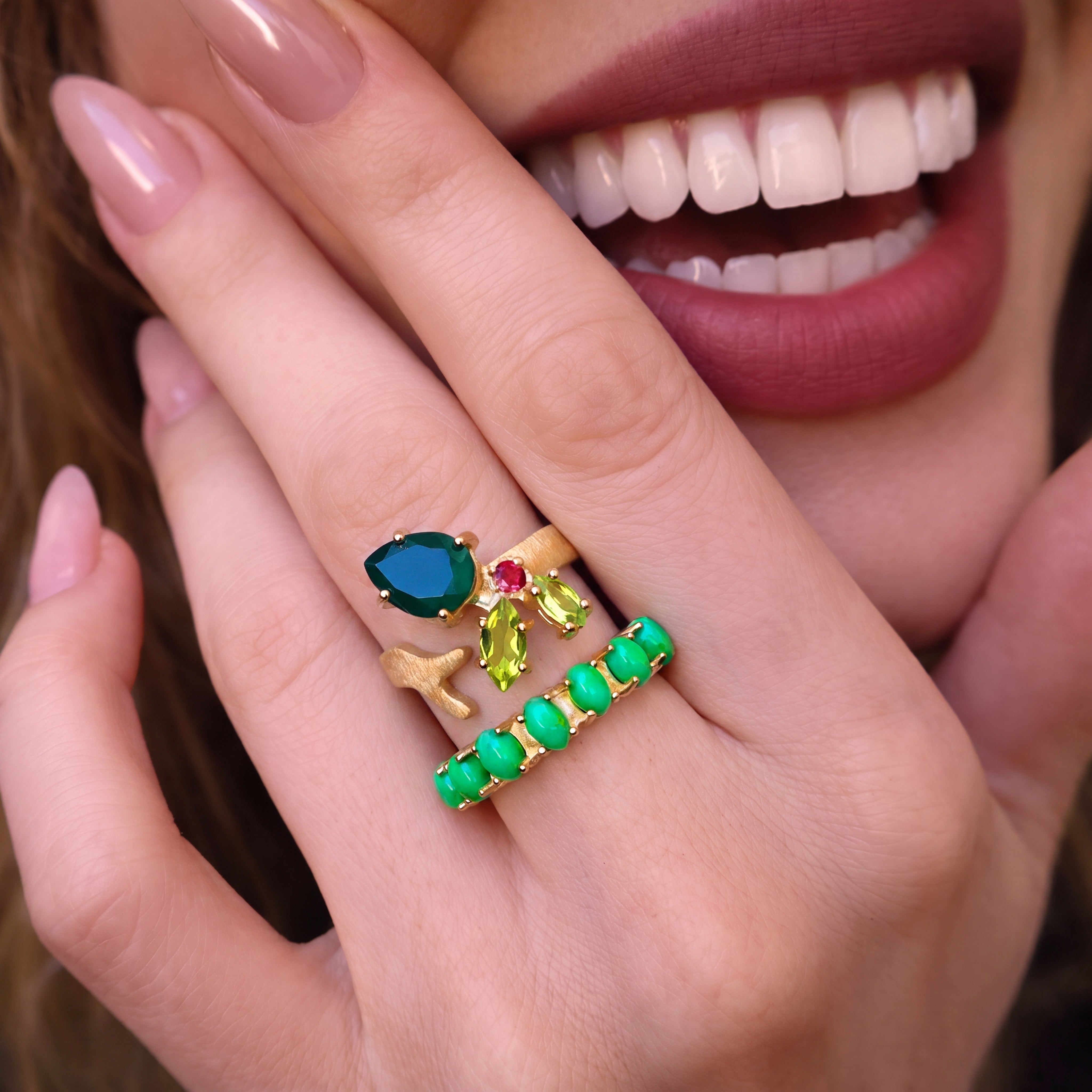 Cherry Ring Gold