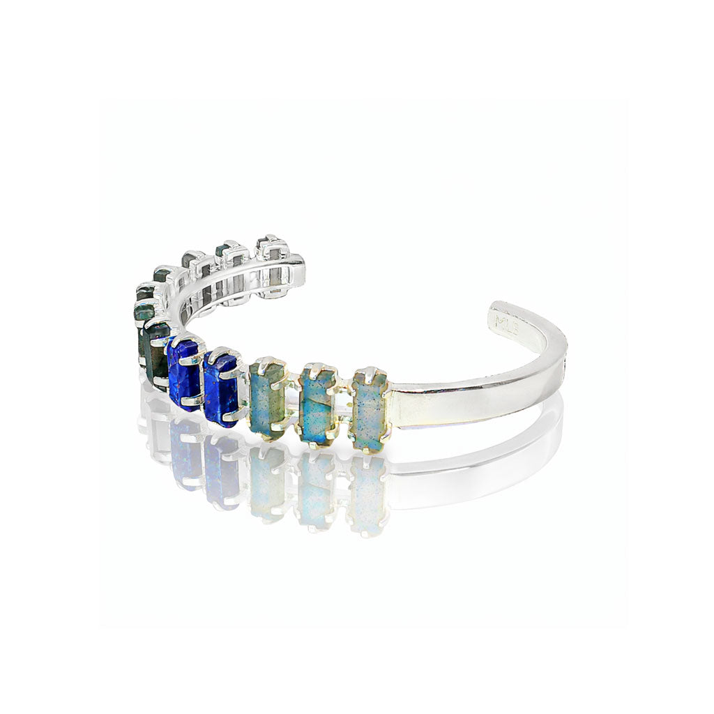 Vertebrae Cuff in Silver