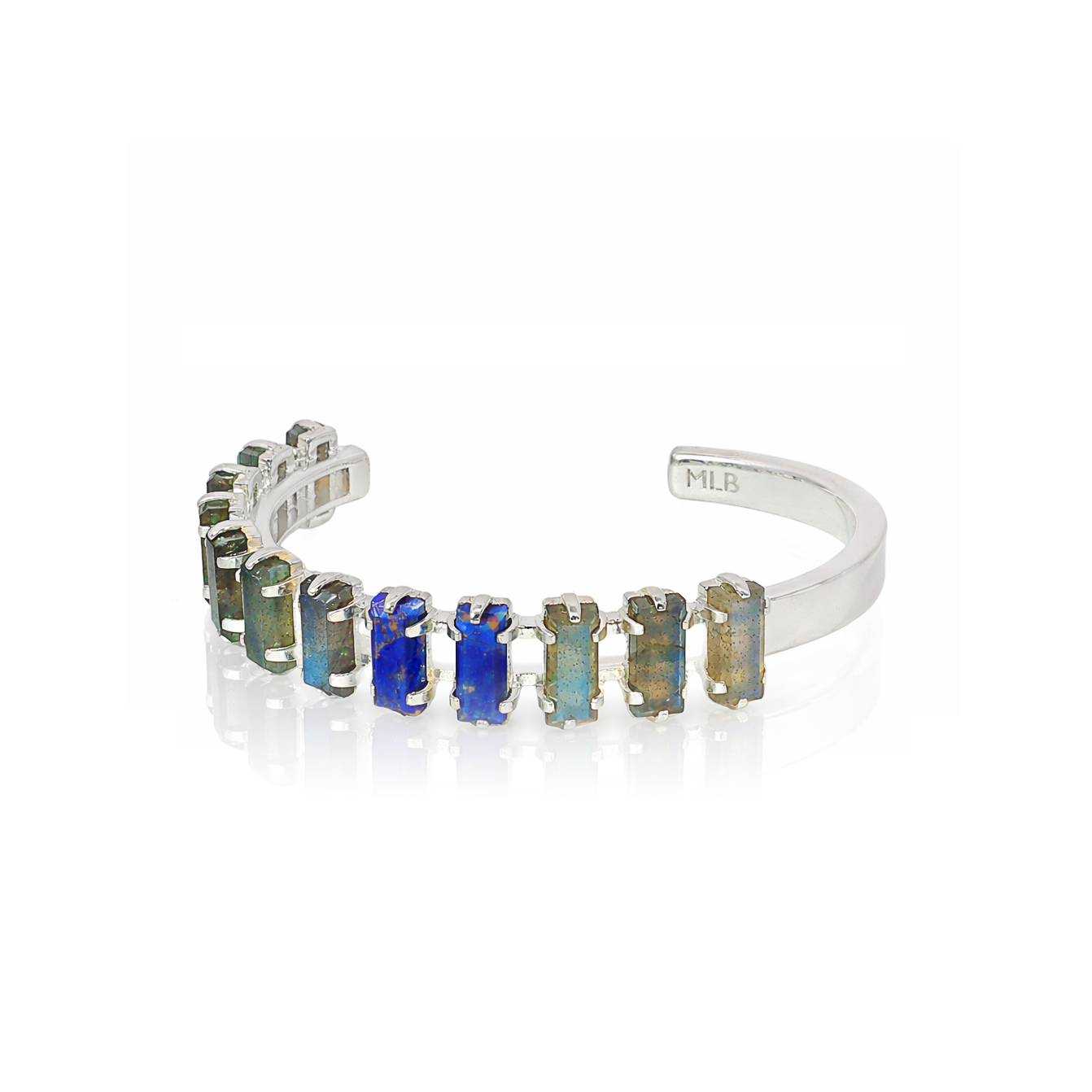 Vertebrae Cuff Silver