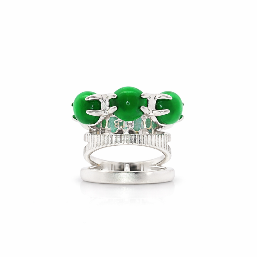 W Ring Silver